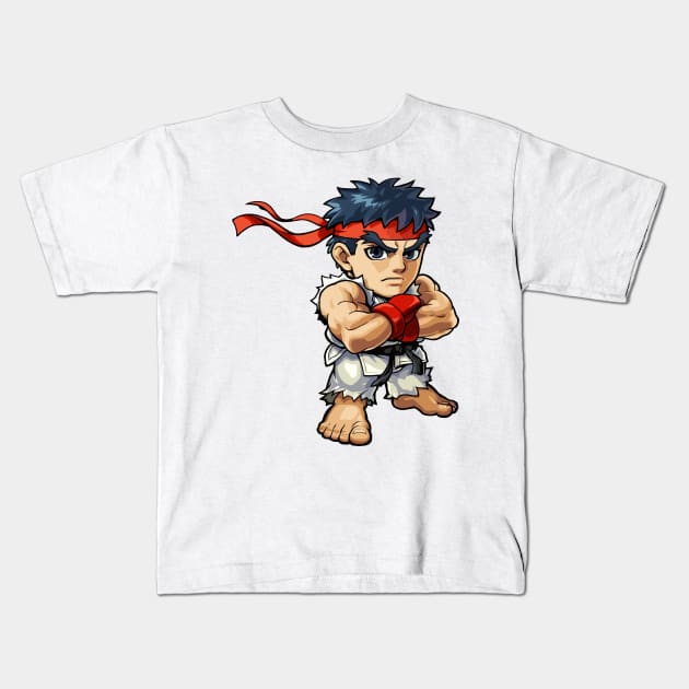 Ryu Kids T-Shirt by lldesigns